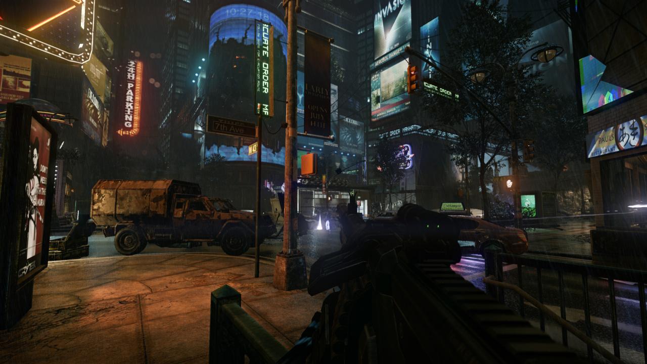 [10/04/2011] In den späteren Levels beeindruckt Crysis 2 durch effektvolle Nachtaufnahmen und teilweise beeindruckende Reflektionen. Die Beleuchtung des Spiels ist mehr als gelungen. (3)