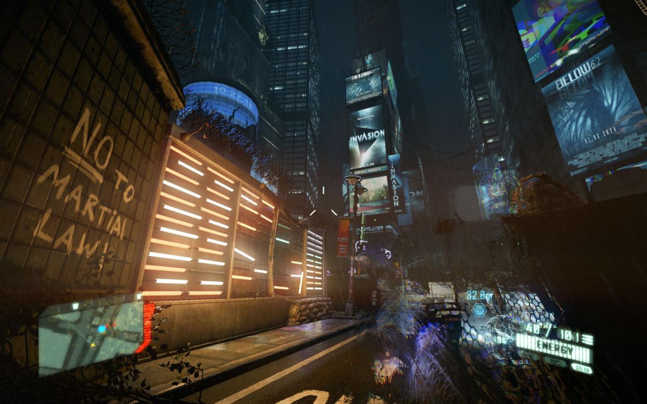 [10/04/2011] In den späteren Levels beeindruckt Crysis 2 durch effektvolle Nachtaufnahmen und teilweise beeindruckende Reflektionen. Die Beleuchtung des Spiels ist mehr als gelungen. (9)
