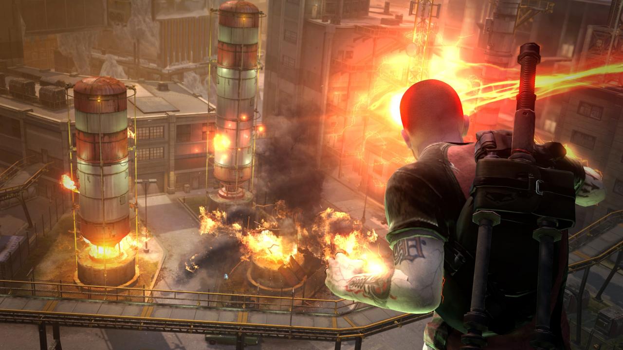 [12/04/2011] Infamous 2 ist eine große Entscheidung. Spielt ihr als Guter oder bringt ihr Zerstörung als böser Superheld? Das gipfelt im Bösen Ende, in dem ihr eurem besten Freund gegenübersteht.