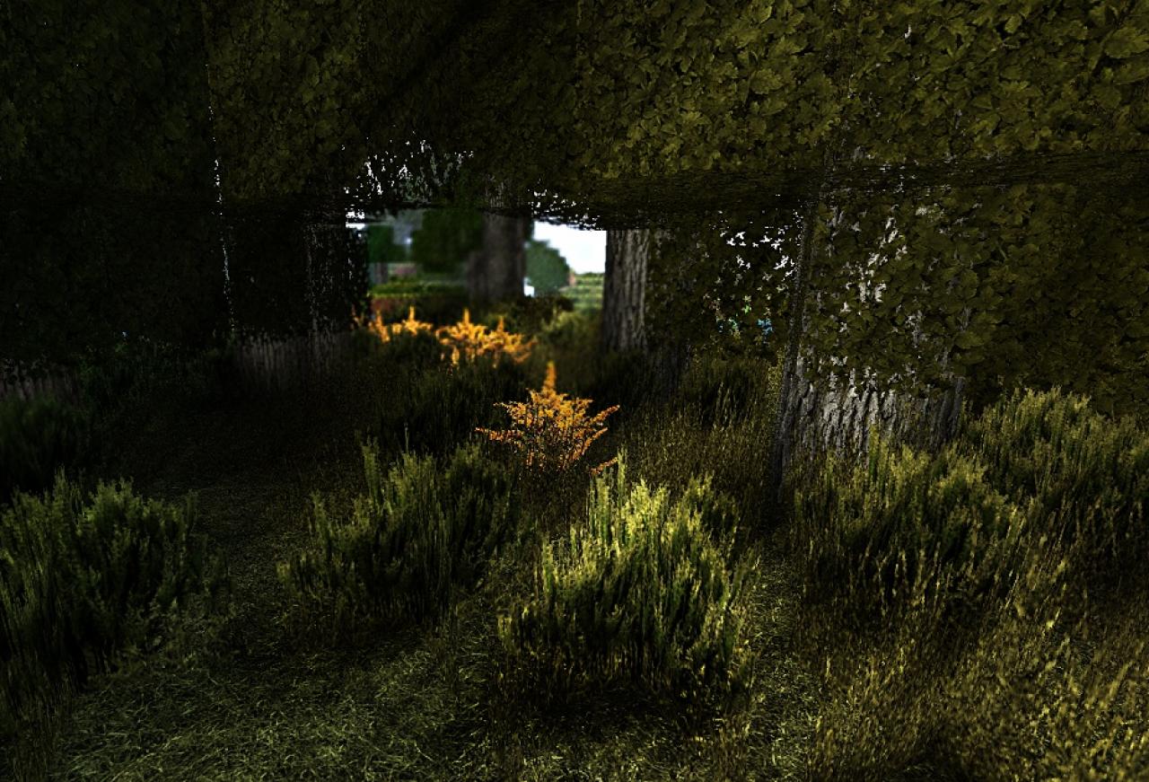 [05/04/2011] Minecraft in High Definition: Das Texturenpaket verwandelt das häßliche Entlein in einen Schwan.