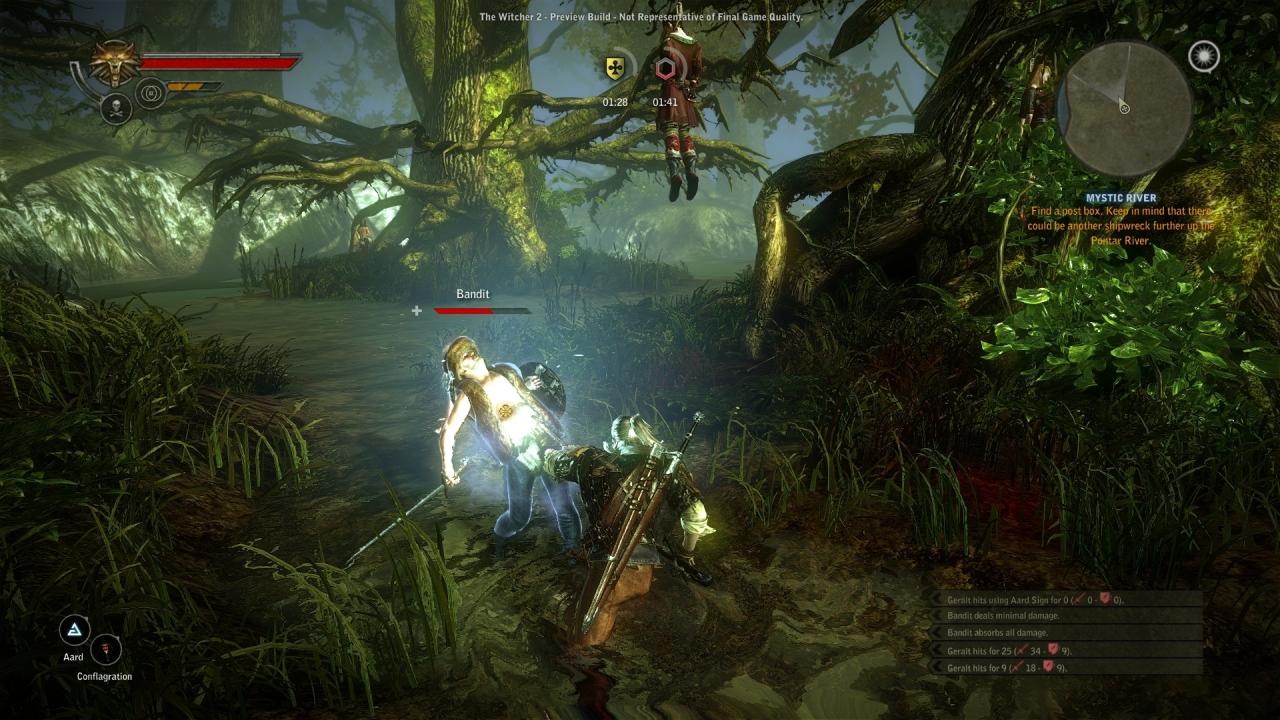 [15/04/2011] Geralt ist in den ersten beiden Kapiteln grundsätzlich alleine unterwegs. Nur in manchen Quests wird er kurz von NPCs begleitet.