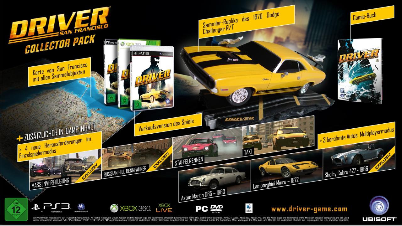 [27/05/2011] Die Collector's Edition von Driver: San Francisco