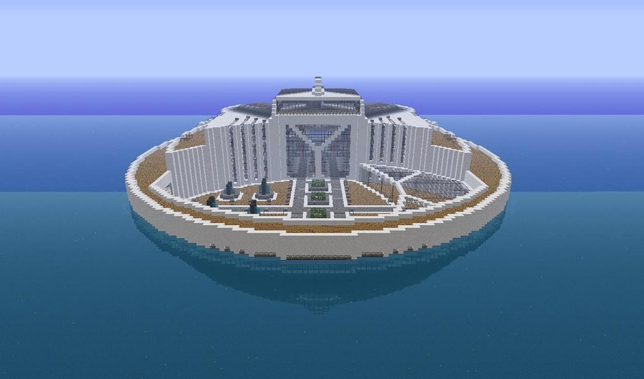 [23/05/2011] Es handelt sich bei dem Amphibia Luxury Cruiser um ein futuristisches Kreuzfahrtschiff für Minecraft, schaut euch das nächste Bild an.