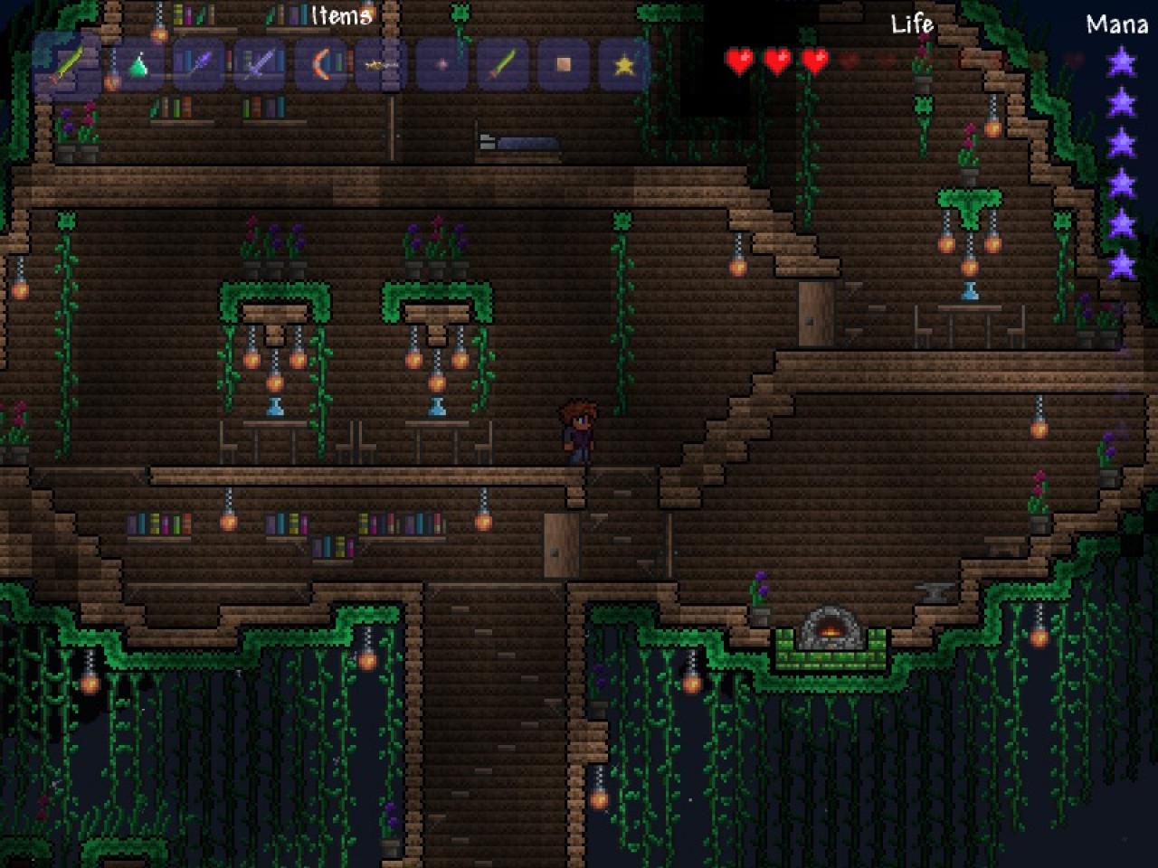 [29/05/2011] Auch in Terraria müssen wir uns um unser leibliches Wohl kümmern. Dafür erstellen wir kleine Farmen, in denen wir Pilze oder andere Früchte oder anderes Gemüse anbauen.