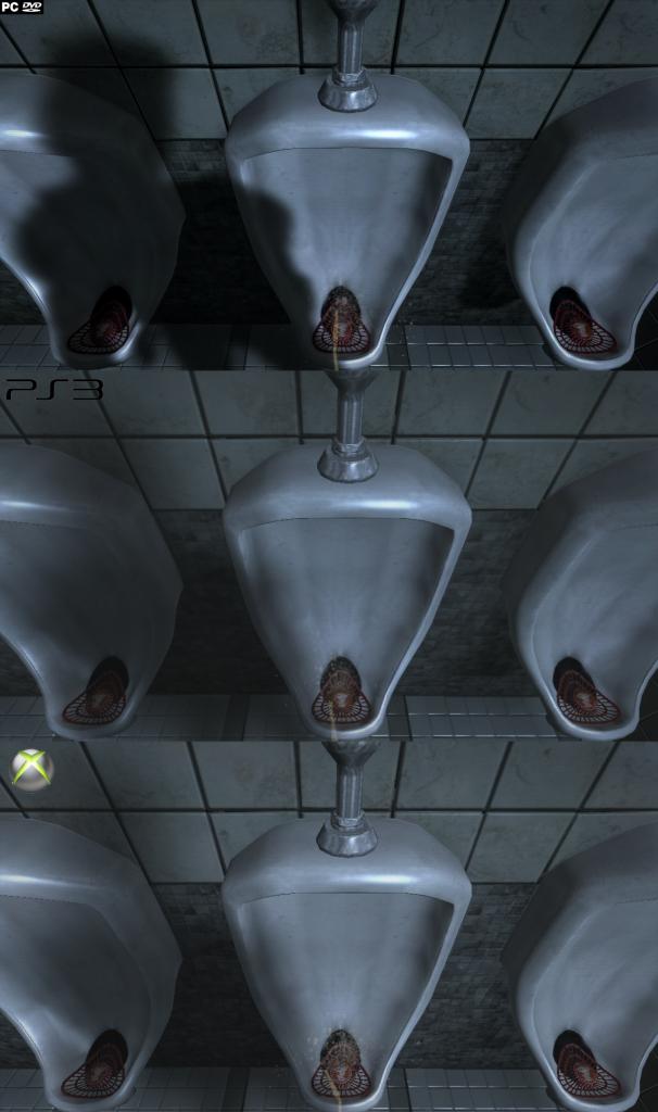 [03/06/2011] Der Grafikvergleich zu Duke Nukem Forever: Oben seht ihr die PC-Version, in der Mitte die Variante für PS3, ganz unten die Xbox 360-Edition. (1)