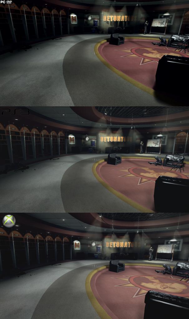 [03/06/2011] Der Grafikvergleich zu Duke Nukem Forever: Oben seht ihr die PC-Version, in der Mitte die Variante für PS3, ganz unten die Xbox 360-Edition. (4)