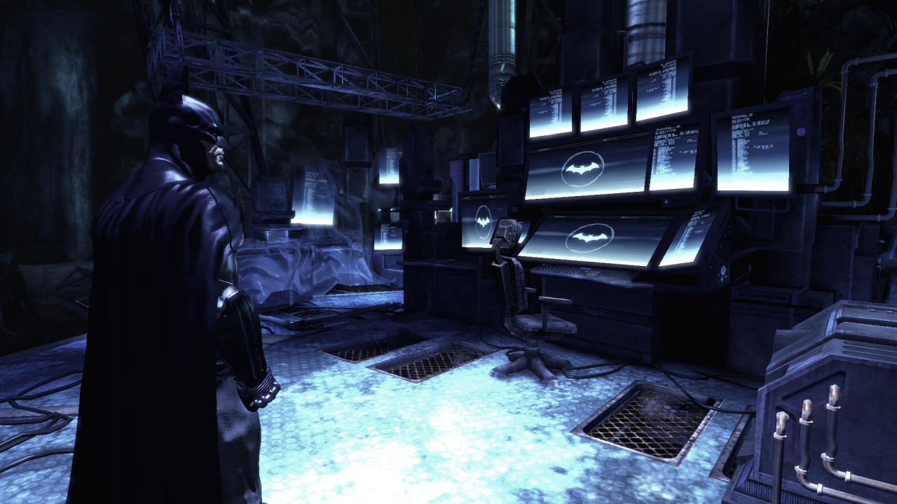 [22/07/2011] In Batman: Arkham Asylum ist das Betreten der Bat-Höhle einer der atmosphärischsten Momente des Action-Spiels.