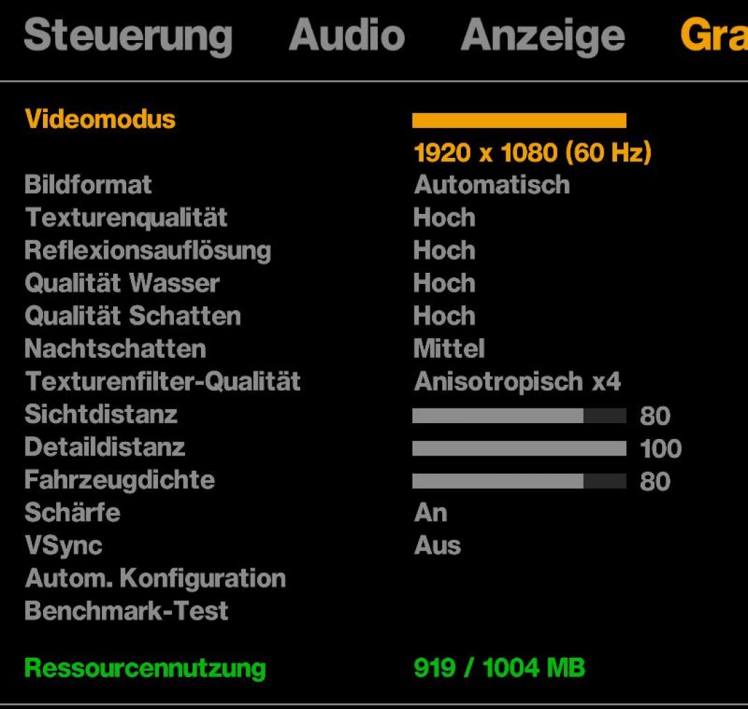 [08/07/2011] Grafiksettings
