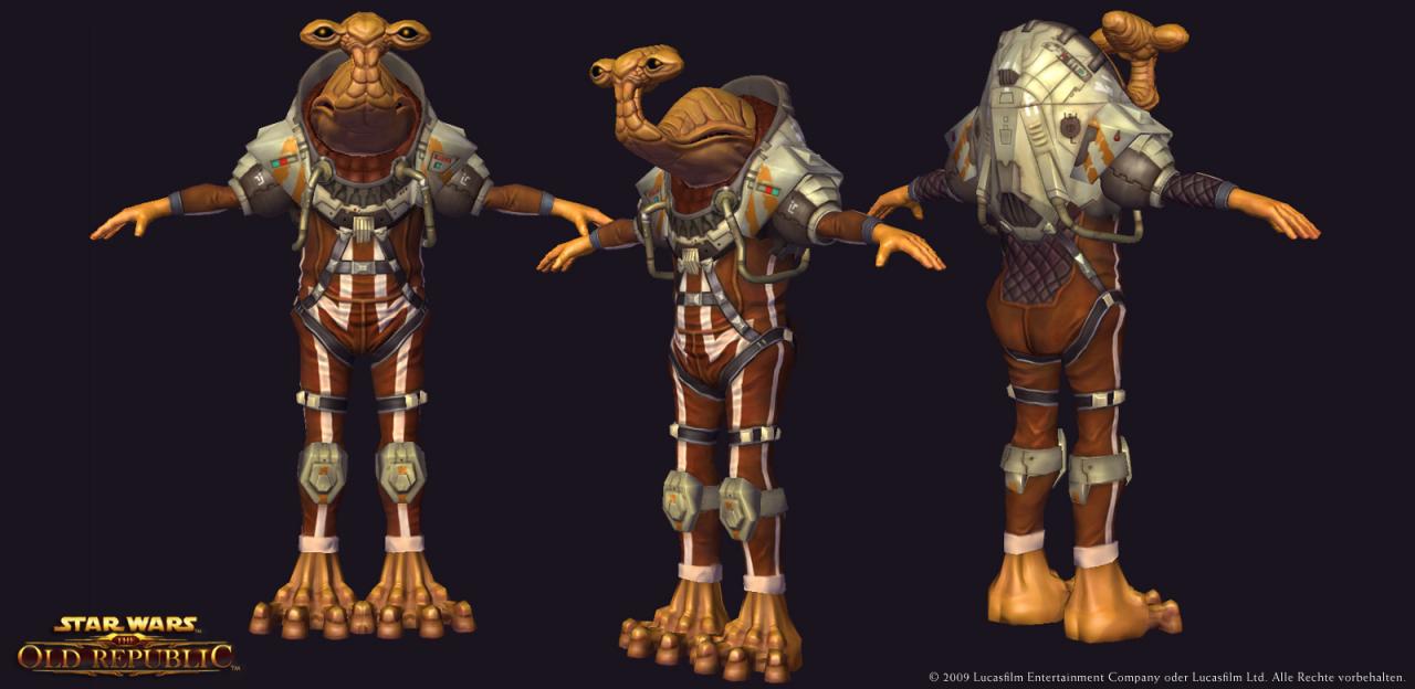 [13/07/2011] Die Ithorianer lernt man auch in Knights of the Old Republic 2 auf Telos kennen.