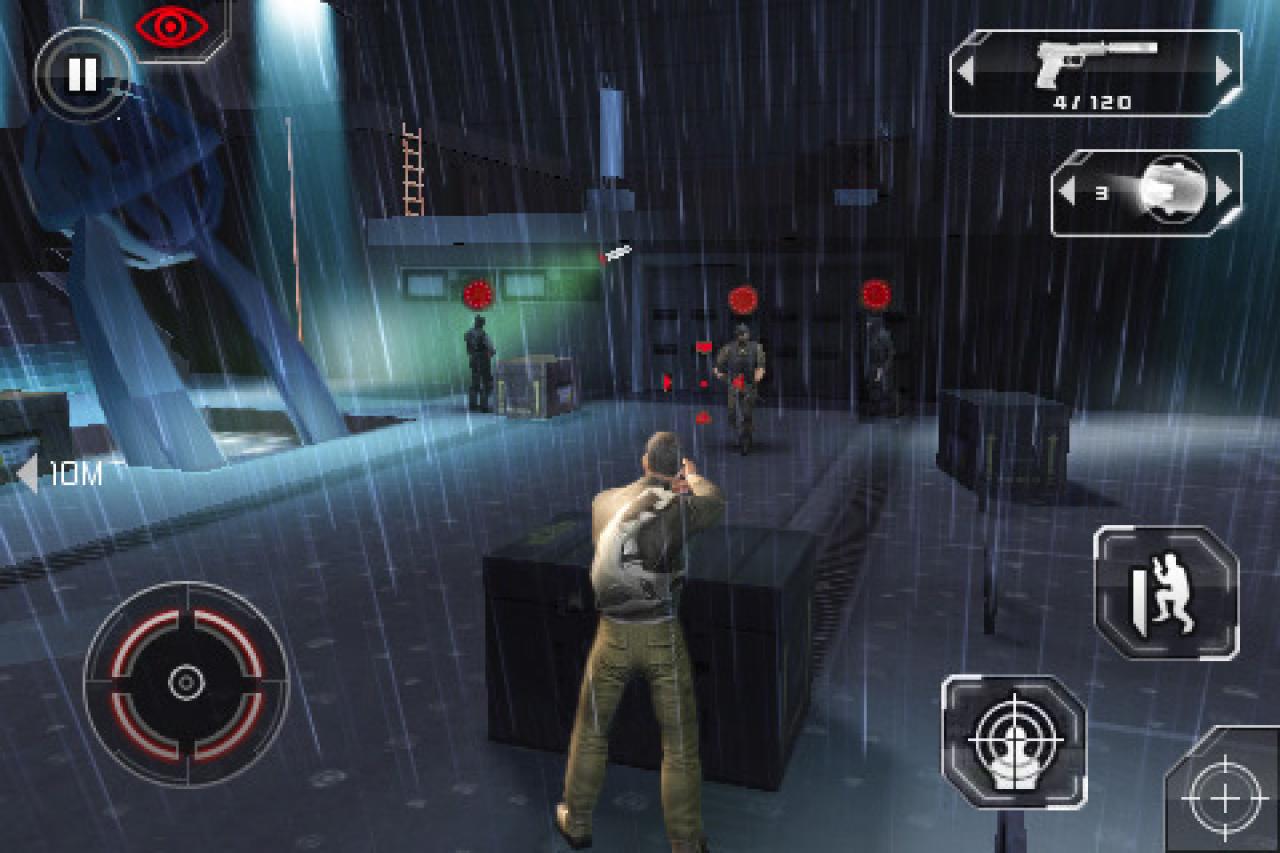 [14/07/2011] iPad und iPhone: Die Splinter Cell: Conviction-App lässt die schöne Grafik weg. Das Resultat lässt sich allerdings verkraften. 