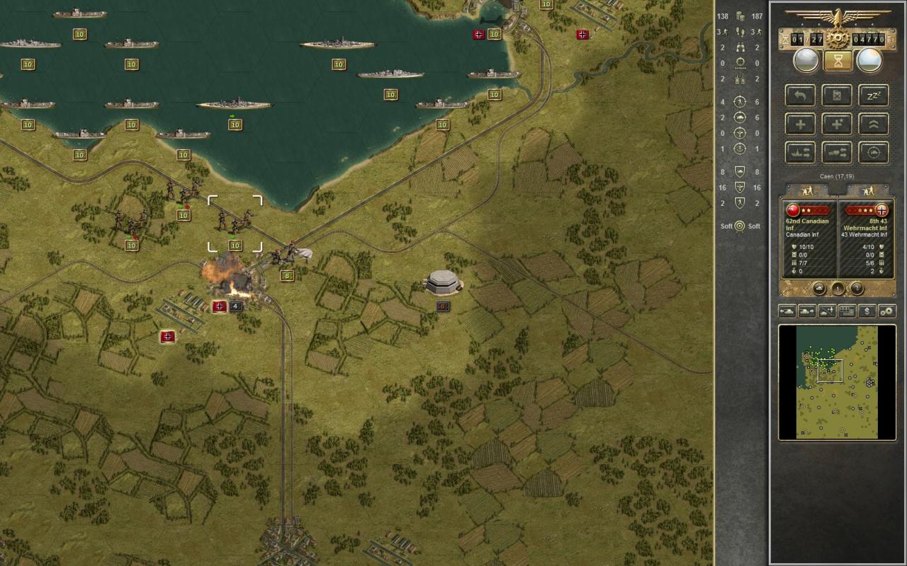 [15/07/2011] So sieht Panzer Corps: Wehrmacht in Aktion aus. Die zweckmäßige Präsentation täuscht: das Spiel ist nämlich eine wahre Perle im Strategie-Genre. (9)