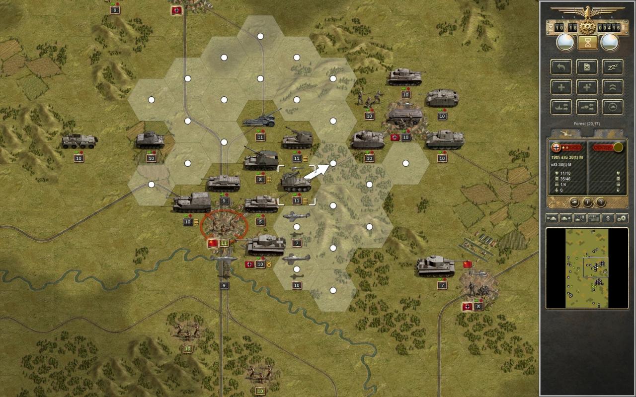 [15/07/2011] So sieht Panzer Corps: Wehrmacht in Aktion aus. Die zweckmäßige Präsentation täuscht: das Spiel ist nämlich eine wahre Perle im Strategie-Genre. (16)