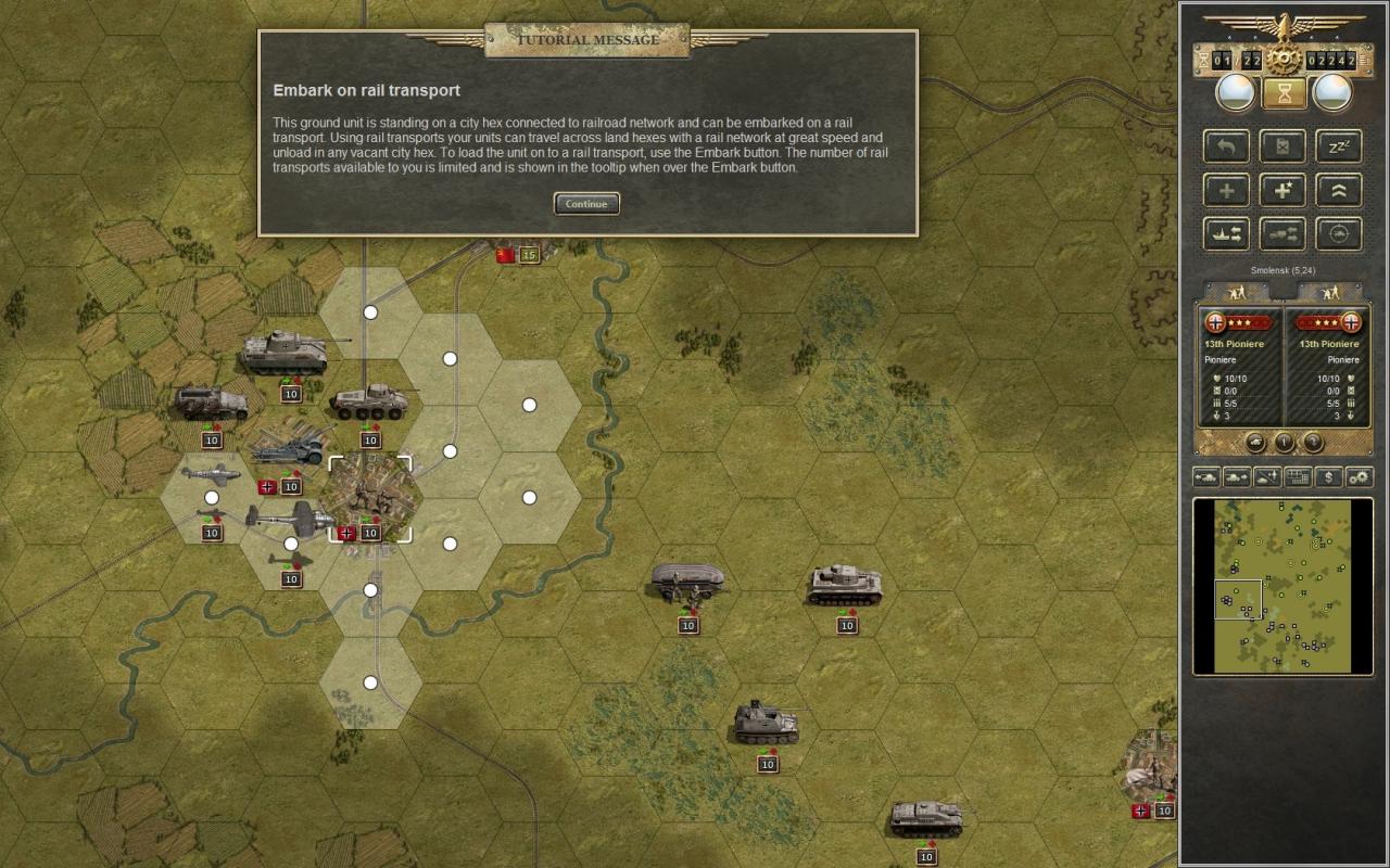 [15/07/2011] So sieht Panzer Corps: Wehrmacht in Aktion aus. Die zweckmäßige Präsentation täuscht: das Spiel ist nämlich eine wahre Perle im Strategie-Genre. (23)