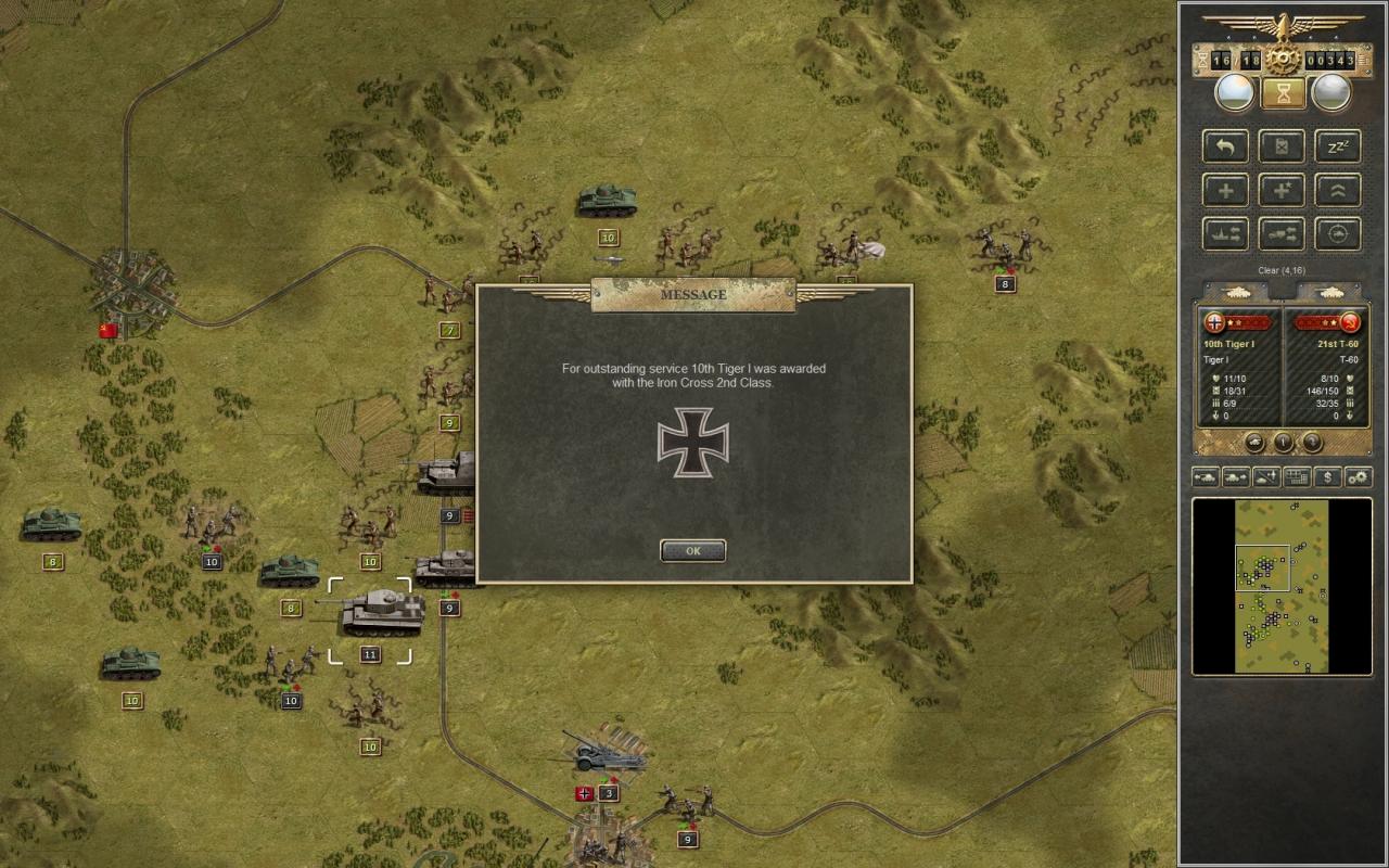 [15/07/2011] So sieht Panzer Corps: Wehrmacht in Aktion aus. Die zweckmäßige Präsentation täuscht: das Spiel ist nämlich eine wahre Perle im Strategie-Genre. (25)