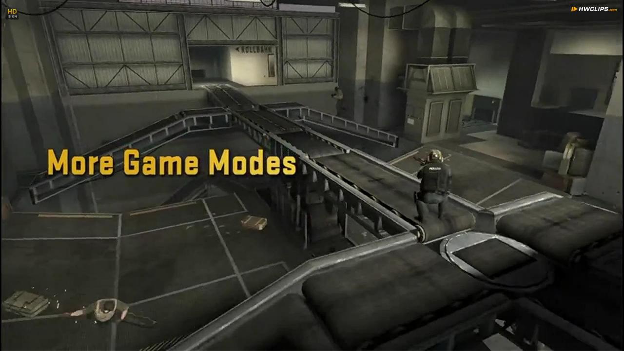 [30/08/2011] Der Trailer zu Counter Strike: Global Offensive verspricht neue Spielmodi. Dieser Shot zeigt eine mutmaßlich neue Map mit Gameplay-Elementen wie Transportbändern. Es ist im Video (siehe unten) nicht zu 100 Prozent ersichtlich, dass sie sich bewegen. Immerhin ist auf dem Bild 