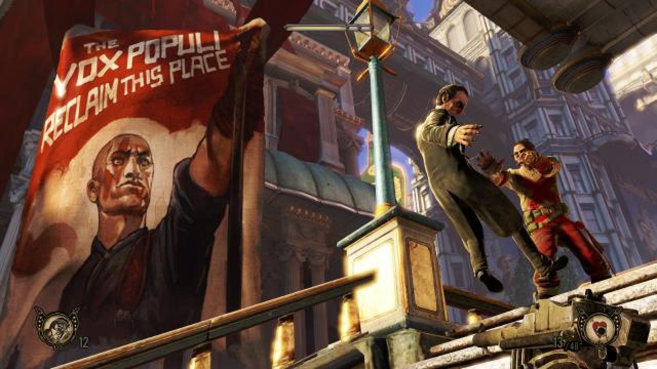 [19/08/2011] Bioshock Infinite (26. März) - Rapture war einmal, in Bioshock Infinite geht es hoch hinaus. Die Wolkenstadt Columbia gibt ein hervorragendes Setting für ein spannendes Abenteuer ab. Irrational Games setzt auf rasante Gefechte und eine komplexe Geschichte mit starken Figuren. Wir sind gespannt!