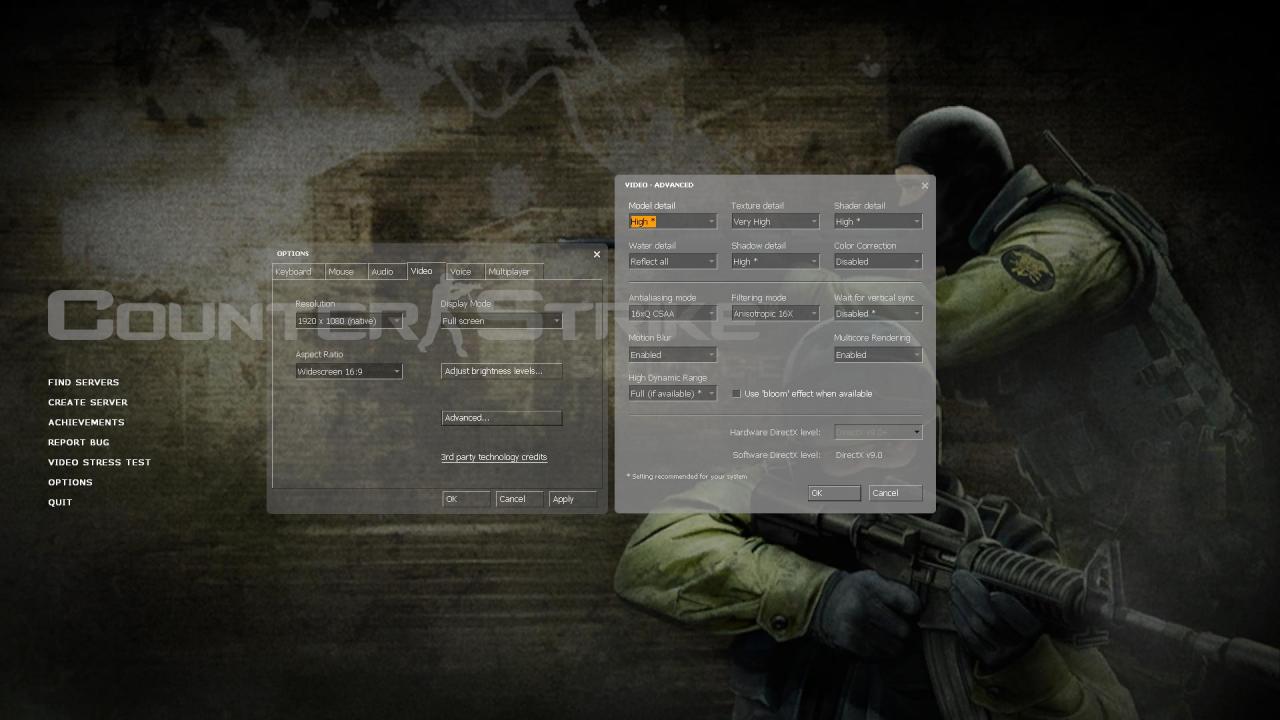 [30/08/2011] Die Counter-Strike - Global Offensive-Vergleiche mit Counter Strike Source: Um keine Details zu unterschlagen, stellten wir die Source-Fassung auf maximale Einstellungen. Den Bloom-Effekt ließen wir allerdings weg.