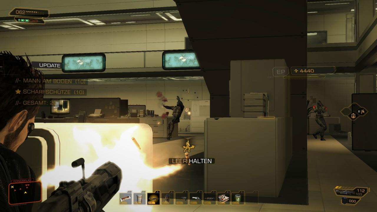 [22/08/2011] PC Games testet Deus Ex: Human Revolution. Die faszinierende Spielwelt leidet stellenweise unter doofen Gegnern und den langen Ladezeiten. (27)