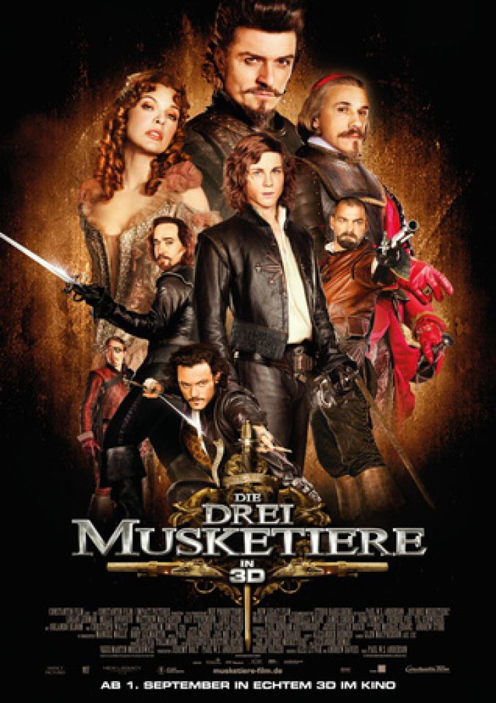 [09/08/2011] Die drei Musketiere. Ab Donnerstag im Kino. 