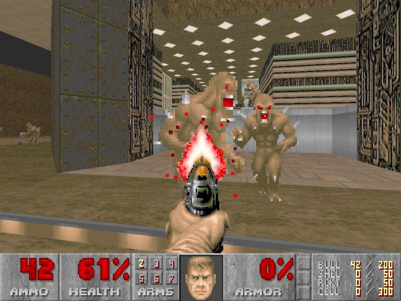 [30/08/2011] Doom (PC) aus dem Jahr 1993 darf einfach nicht fehlen. Zwar gab es noch einen anderen, früheren id Software-Titel, der indiziert und beschlagnahmt wurde. Allerdings kam Doom kurze Zeit später und setzte technisch noch einen drauf. Drei Jahre erschien mit Quake (indiziert, nicht beschlagnahmt) ein weiterer Meilenstein.