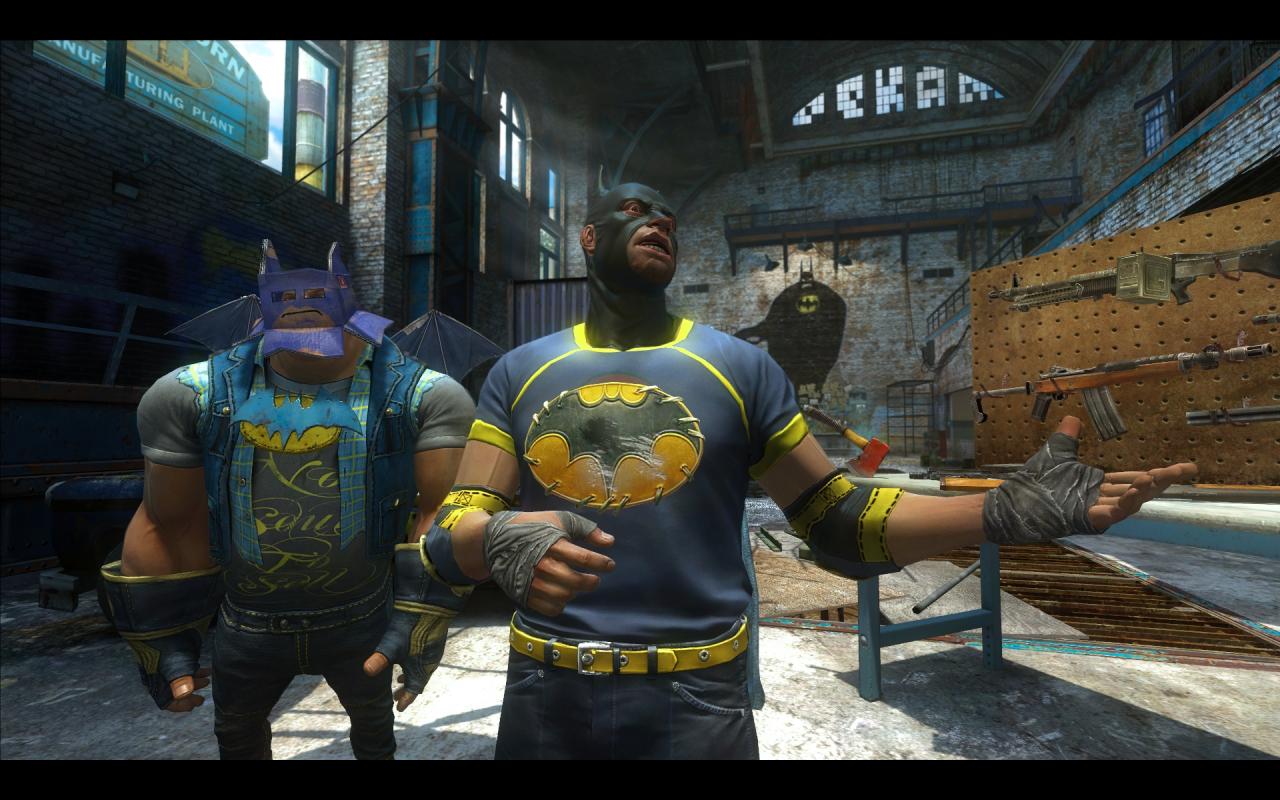 [19/08/2011] Gotham City Imposters erscheint ebenso Anfang 2012 und bringt verrückte Knarren für Multiplayer-Schlachten mit. Im 3v3- oder 6v6-Modus geht es auf bunten Maps im Batman-Universum actionreich zu.