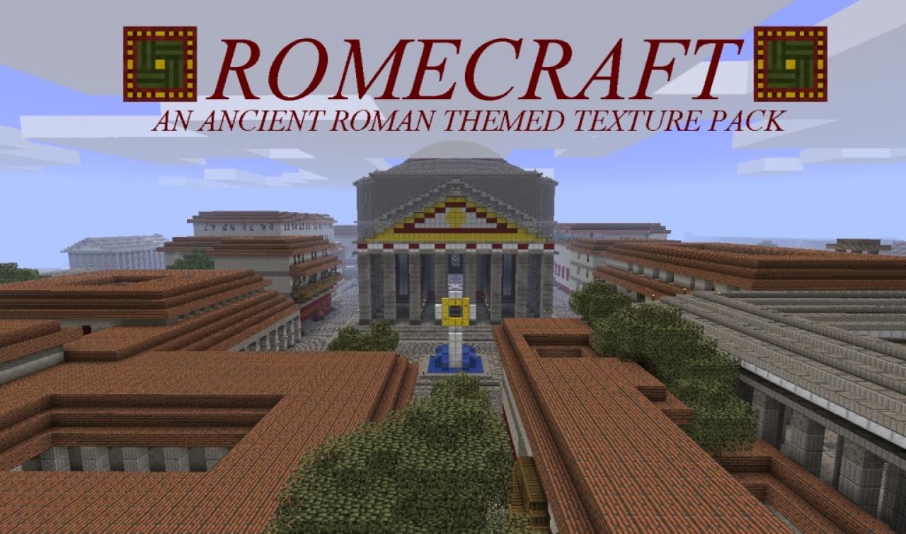 [25/08/2011] Minecraft Texture Pack: Romecraft