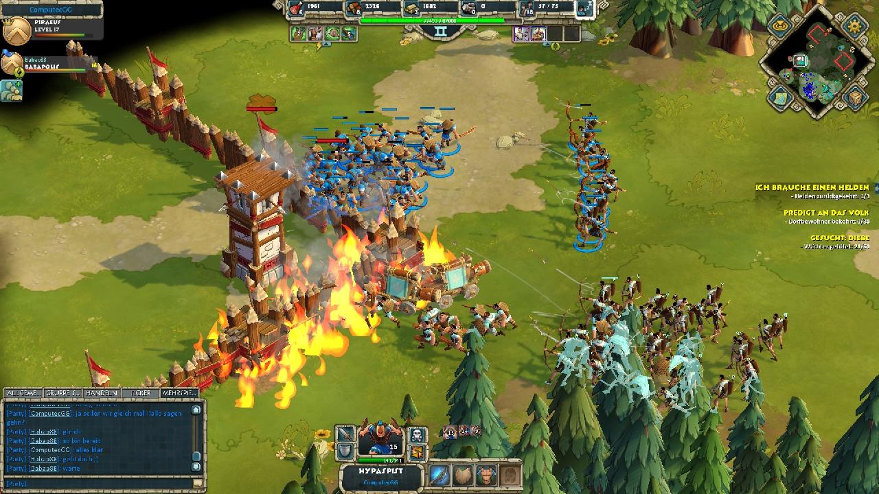 [16/08/2011] Die Grafik von Age of Empires Online ist durchaus ansprechend. Der leichte Comic-Stil stört kaum.