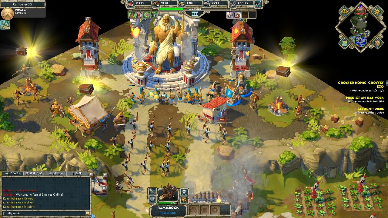[16/08/2011] Age of Empires Online ist kein Ersatz für Age of Empires 4. Allerdings ist es ein ordentlicher Zeitvertreib und darüber hinaus auch kostenlos spielbar. (2)