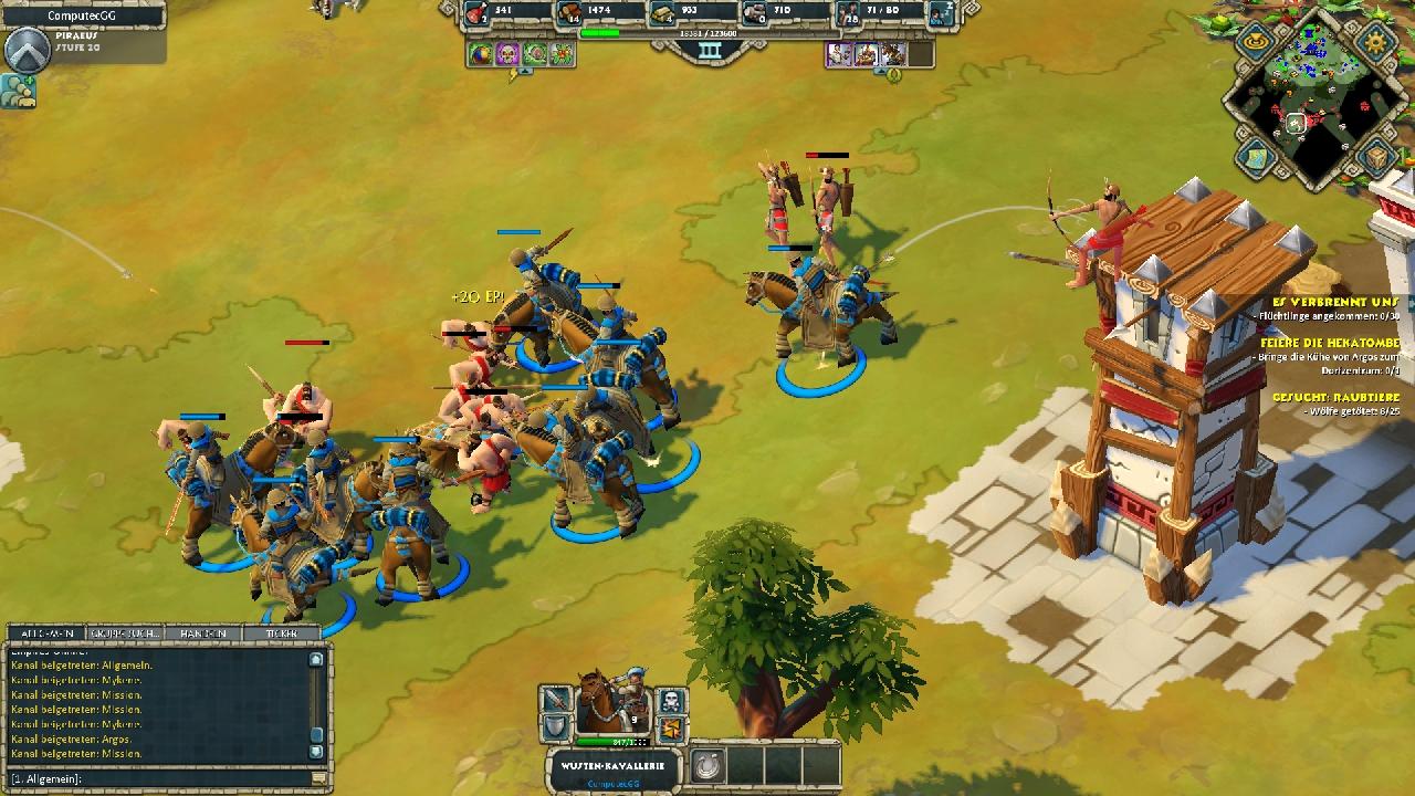[16/08/2011] Age of Empires Online ist kein Ersatz für Age of Empires 4. Allerdings ist es ein ordentlicher Zeitvertreib und darüber hinaus auch kostenlos spielbar. (5)