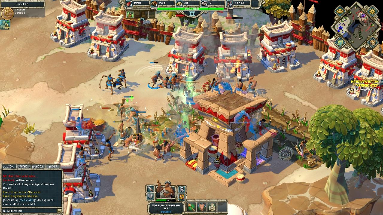 [16/08/2011] Age of Empires Online ist kein Ersatz für Age of Empires 4. Allerdings ist es ein ordentlicher Zeitvertreib und darüber hinaus auch kostenlos spielbar. (8)