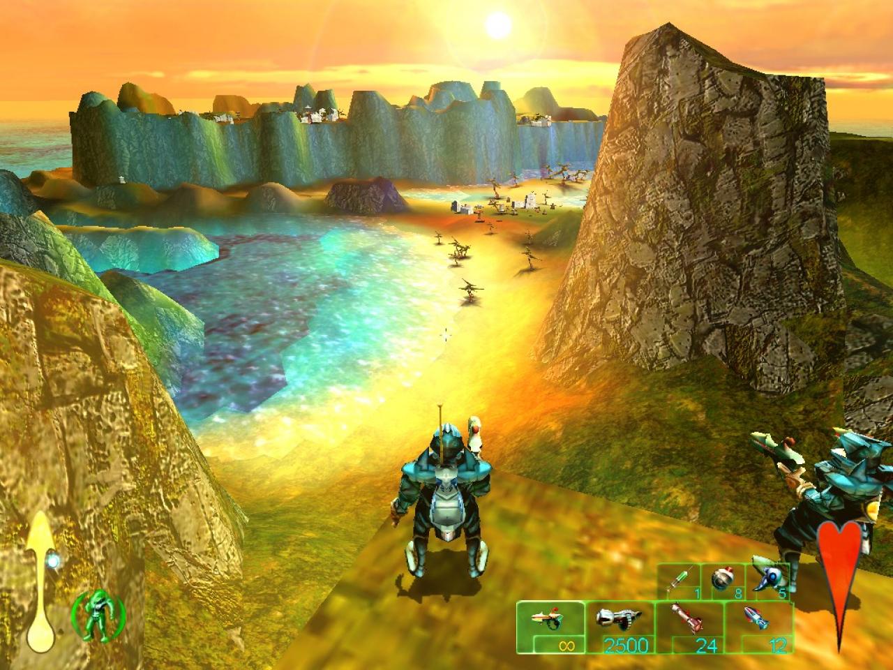 [16/08/2011] (2000) Giants: Citizen Kabuto - Shiny Entertainment hatte schon mit MDK bewiesen, dass sie ein gutes Auge für die grafische Gestaltung von Spielwelten haben. Das merkt man dem Action-Adventure Giants: Citizen Kabuto in jeder Hinsicht aus. Zu damaliger Zeit war der Titel ein echter Augenöffner - aber auch ein richtiger Hardwarefresser.
