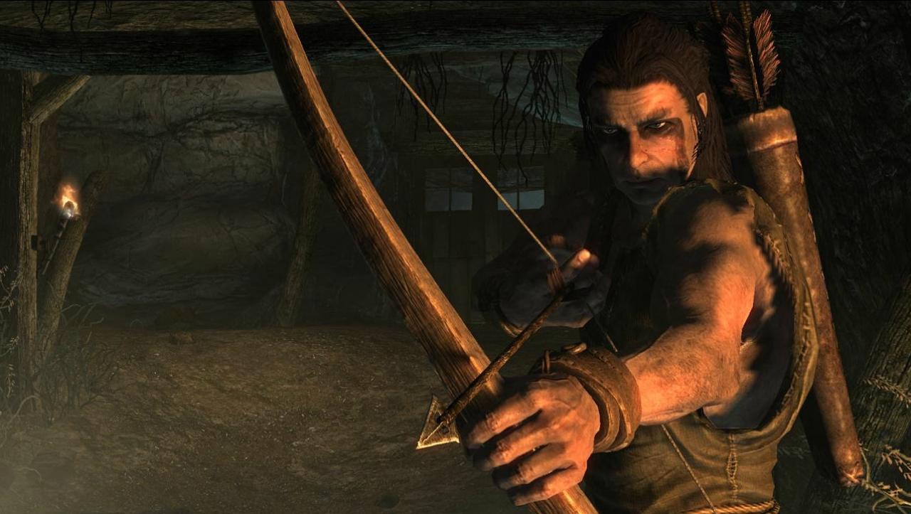 [13/08/2011] Ein Schuss mit Pfeil und Bogen ist in The Elder Scrolls 5: Skyrim enorm gefährlich. Allerdings benötigt das Spannen der Sehne einige Zeit.