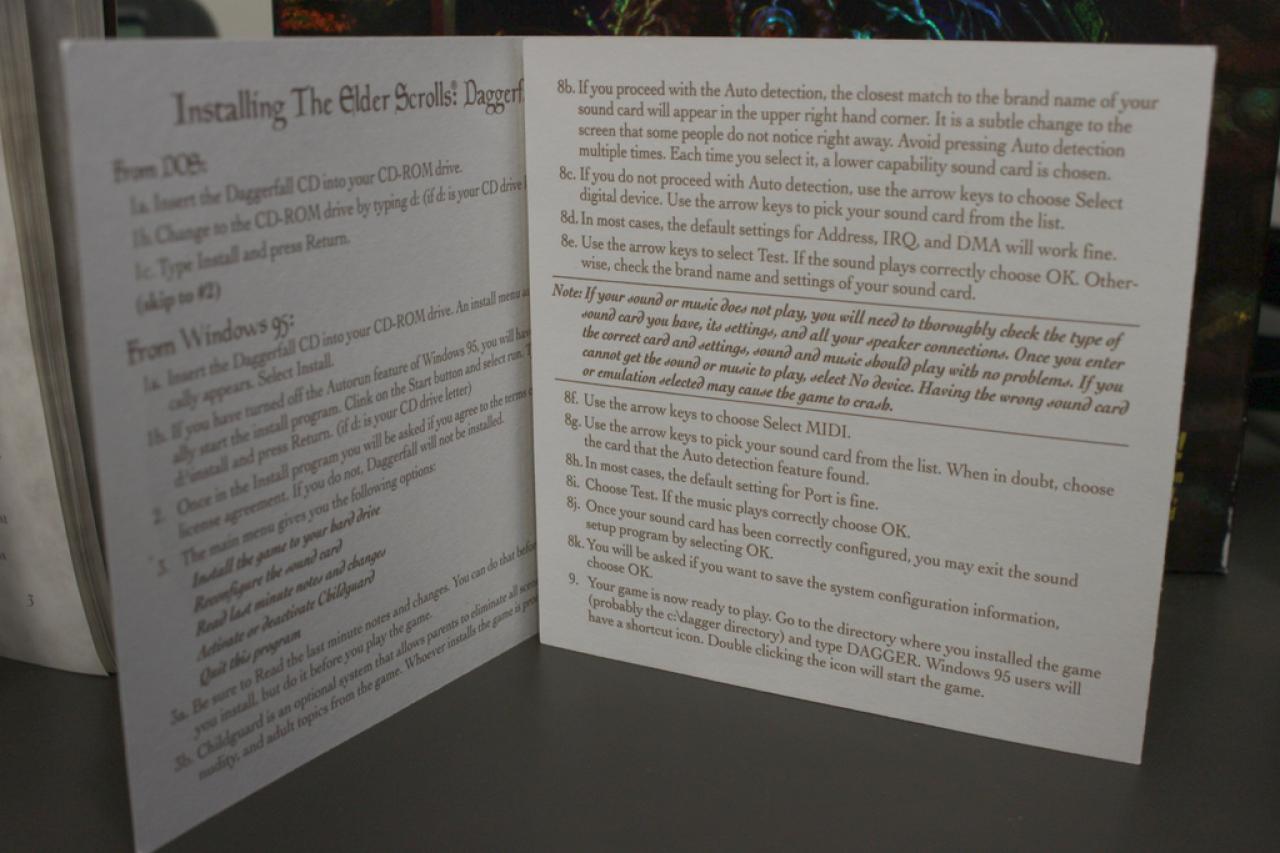 [01/09/2011] Daggerfall: Unboxing-Bilder zum 15-Jährigen Jubiläum. (4)
