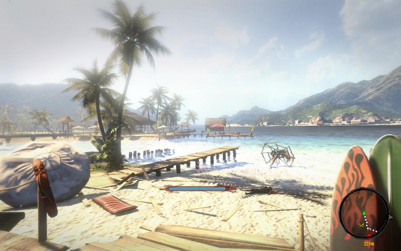 [07/09/2011] Dead Island: So idyllisch, wie man das von einer Urlaubsinsel erwarten könnte, waren die Strände in Dead Island nicht. Das lag allerdings allein an den Zombies, die Insel an sich hatte durchaus schöne Strände zu bieten.