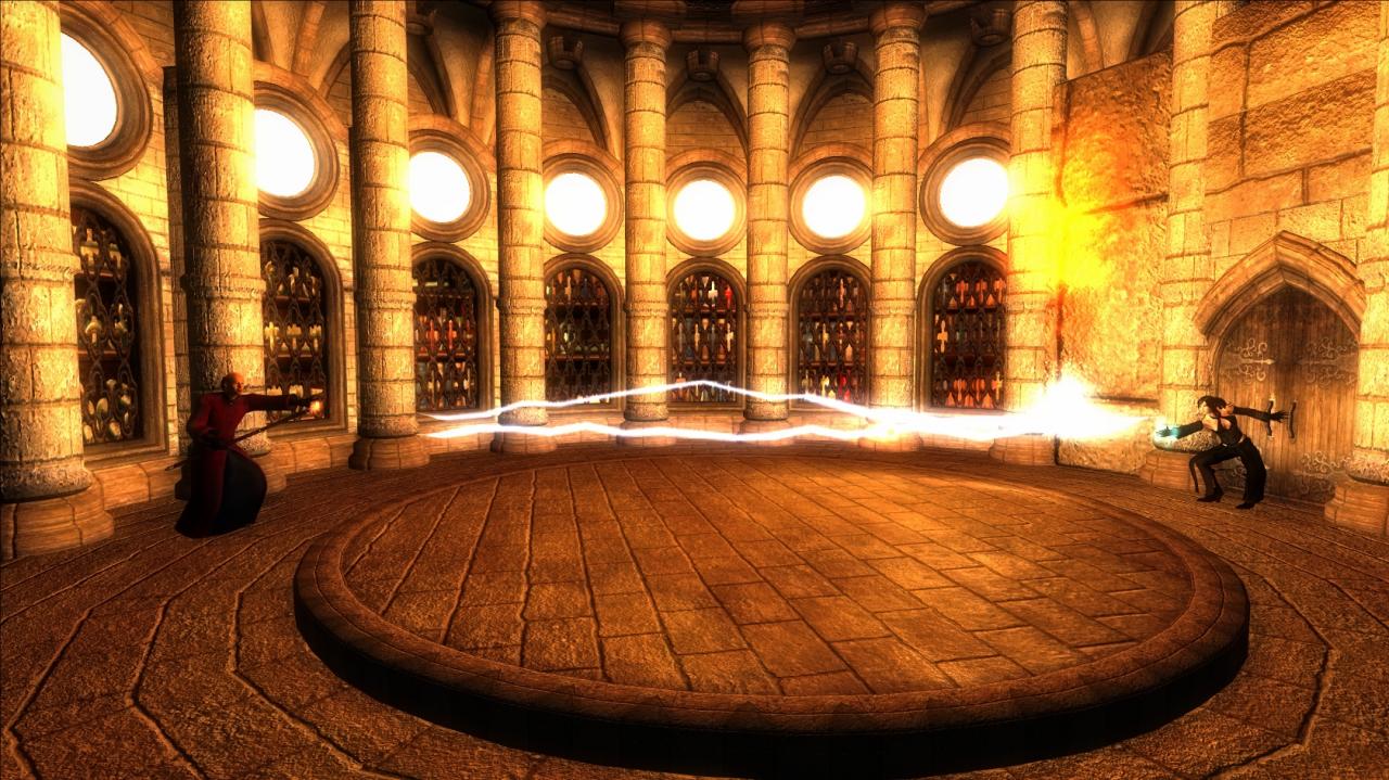 [21/09/2011] Neue Quests und Dungeons: Egal wie lange ihr euch mit Skyrim Zeit lasst, irgenwann habt ihr alle Abenteuer erlebt, die das Spiel zu bieten hat. Zum Glück gibt es viele kreative Modder, die neue Quests und Dungeons entwickeln. Somit dürfte sich auch euer Aufenthalt in Himmelsrand erheblich verlängern. (Bild: Oblivion-Mod The Scarlet Monastery)