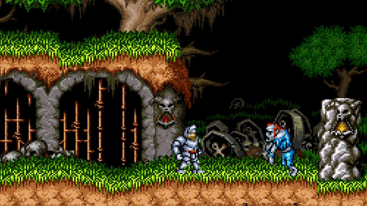 [21/09/2011] Super Ghouls 'n Ghosts (SNES) - Bereits an dem ersten Level haben wir uns die Zähne ausgebissen, was in erster Linie auf die misslungene Hüpfsteuerung zurückzuführen ist. Ihr könnt die Richtung nach einem Sprung nämlich nicht mehr korrigieren. Das führt zusammen mit dem erbarmungslose Zeitlimit zu reichlich Frust.