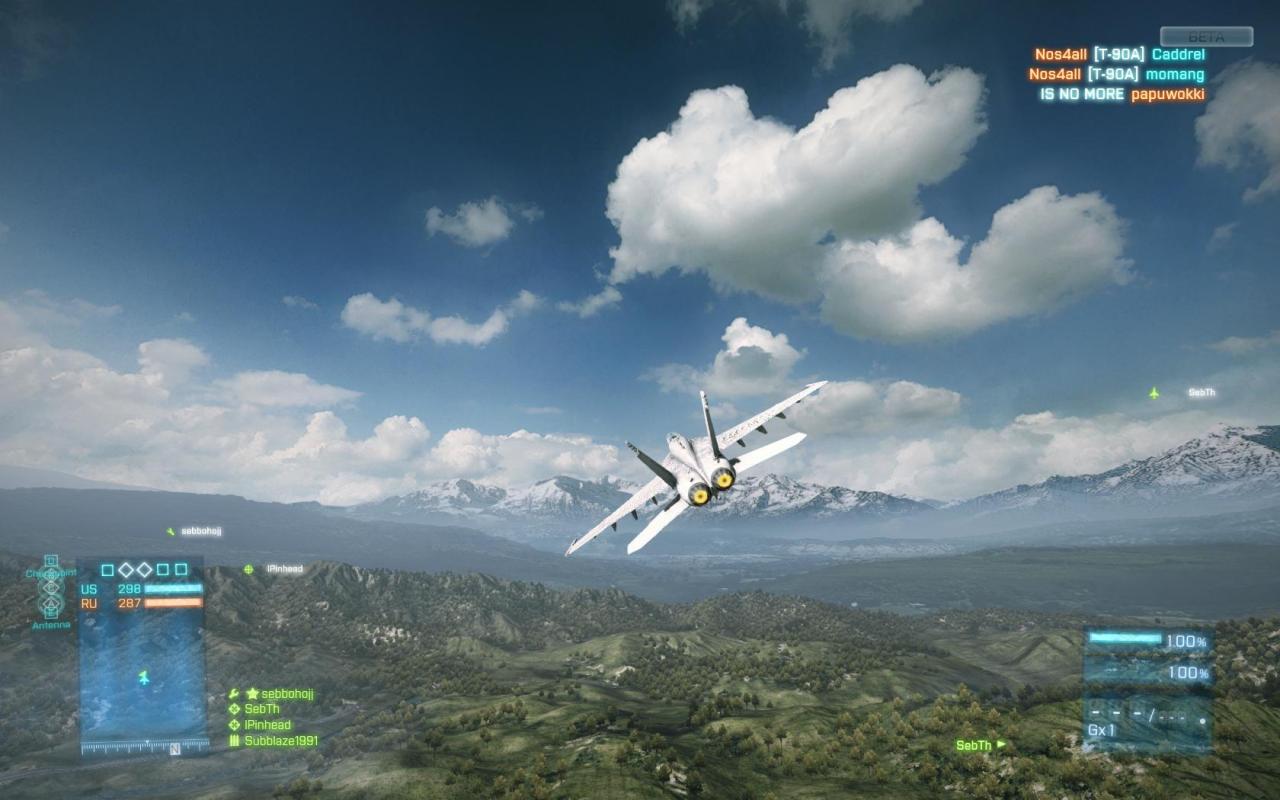 [29/09/2011] Wir zeigen euch verschiedene Screenshots zu Battlefield 3 mit Jets. Der Ego-Shooter erschien am 27. Oktober 2011. (8)