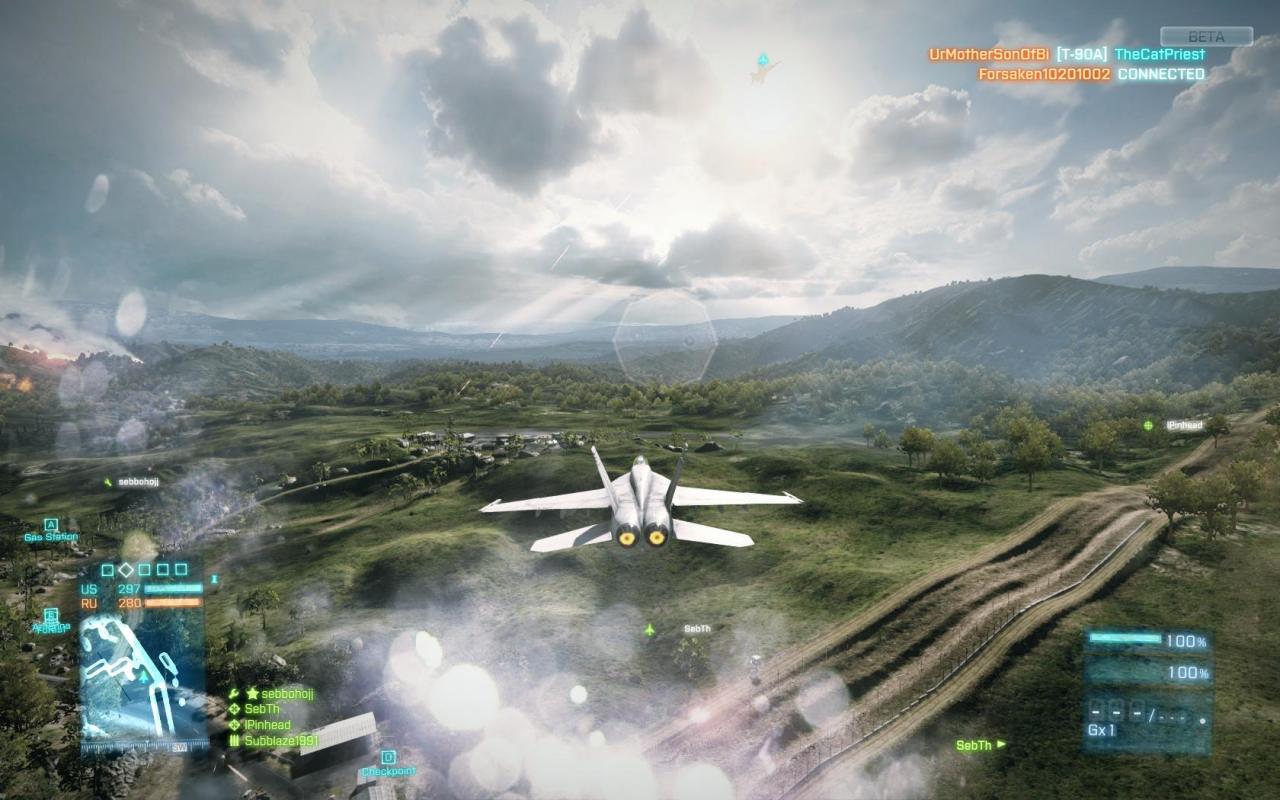 [29/09/2011] Wir zeigen euch verschiedene Screenshots zu Battlefield 3 mit Jets. Der Ego-Shooter erschien am 27. Oktober 2011. (7)