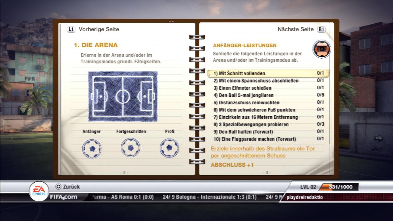 [29/09/2011] FIFA 12 - Die Leistungen - Virtual Pro - Die Arena