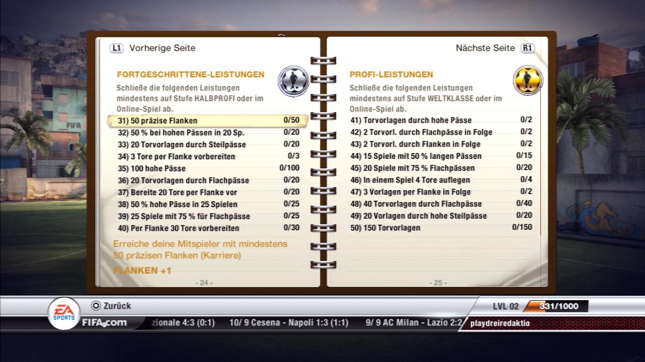 [29/09/2011] FIFA 12 - Die Leistungen - Virtual Pro - Passen Teil 3
