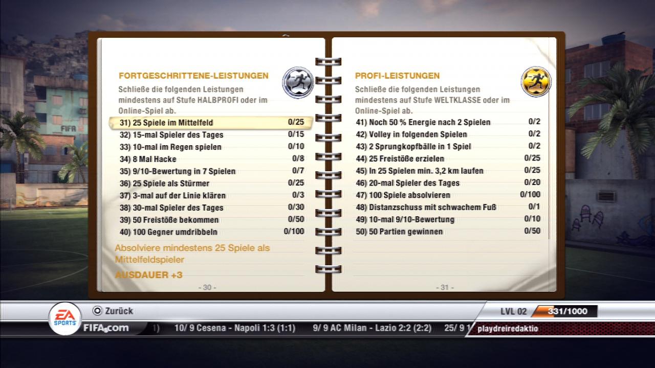 [29/09/2011] FIFA 12 - Die Leistungen - Virtual Pro - Körperlich Teil 3