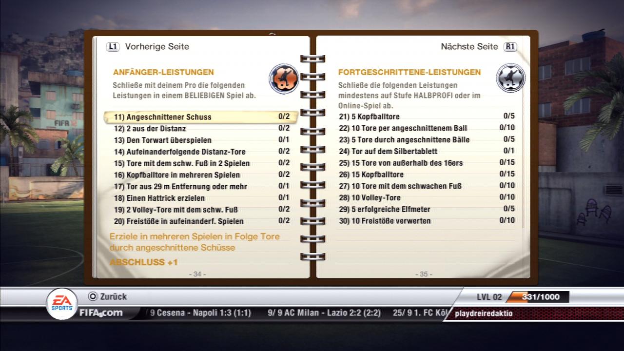 [29/09/2011] FIFA 12 - Die Leistungen - Virtual Pro - Schießen Teil 2