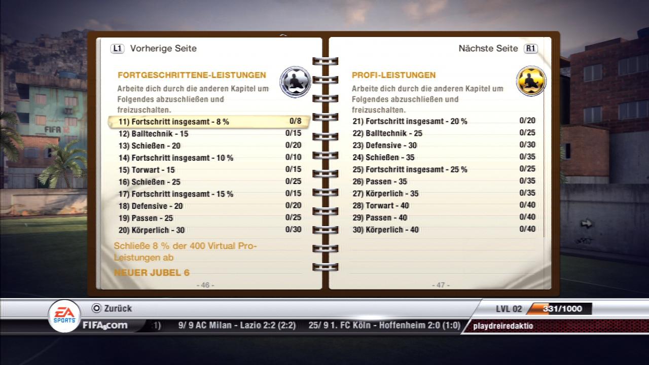 [29/09/2011] FIFA 12 - Die Leistungen - Virtual Pro - Eigenschaften und Jubel Teil 2