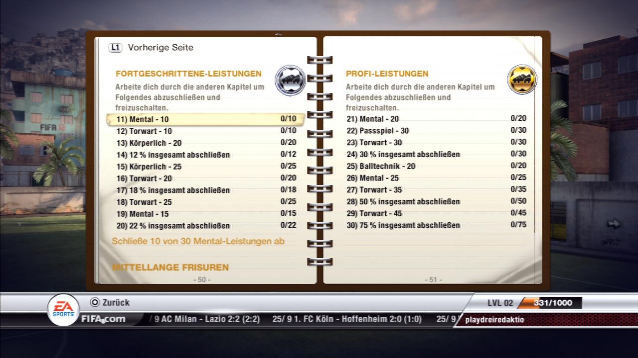 [29/09/2011] FIFA 12 - Die Leistungen - Virtual Pro - Trikot und Aussehen Teil 2