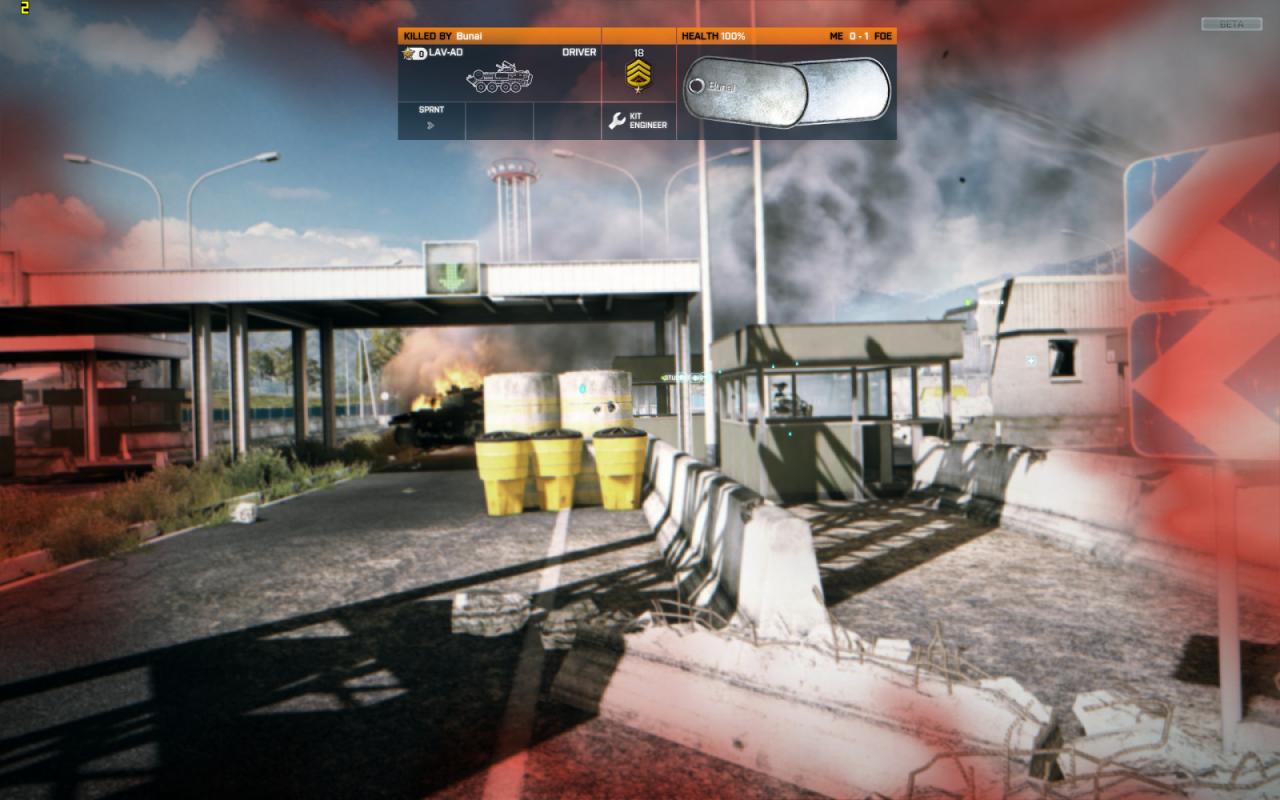 [07/10/2011] Dieser Screenshot kommt aus einem Gefecht in Battlefield 3. Der 
