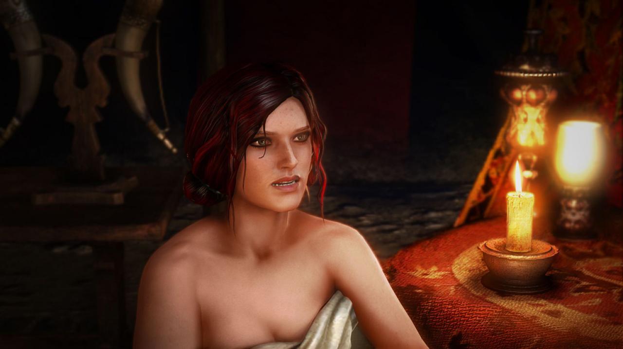 [19/10/2011] Triss Merigold (The Witcher 2) - Die Zauberin mit dem kastanienbraunen Haar hat in der Rollenspiel-Reihe die Hüllen fallen gelassen und uns damit einen Blick auf ihren makellosen Körper gewährt. Triss sieht ohne jeden Zweifel einfach umwerfend aus.