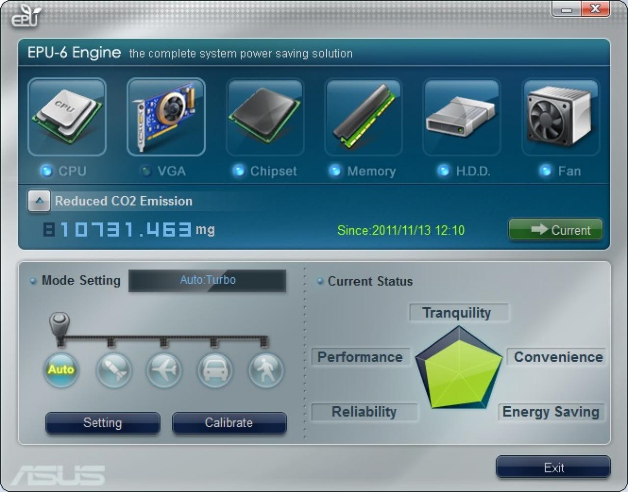 [17/11/2011] Das Tool Asus EPU-6-Engine.