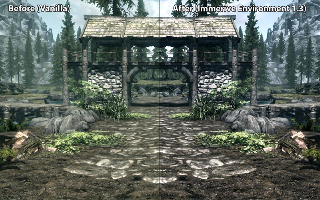 [29/11/2011] Hier seht ihr Immersive Environment für Skyrim. Die Farben und diverse andere Dinge wurden angepasst.