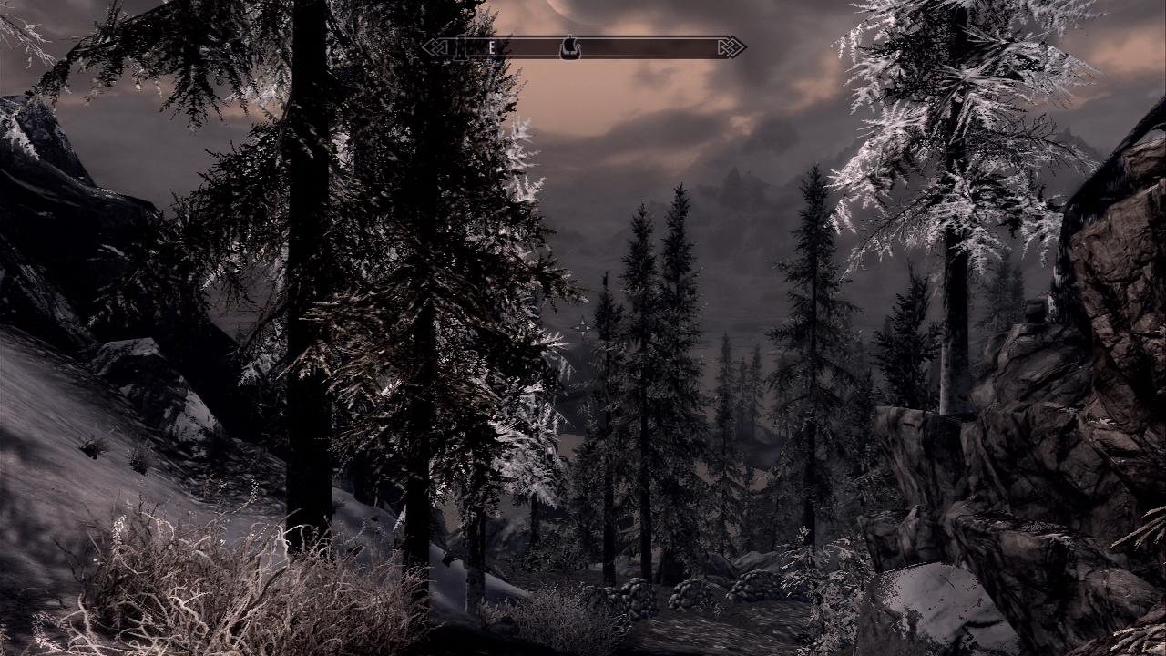 [10/11/2011] Wunderschöne Landschaften. - Bild stammt aus der Xbox 360-Version von The Elder Scrolls 5: Skyrim.