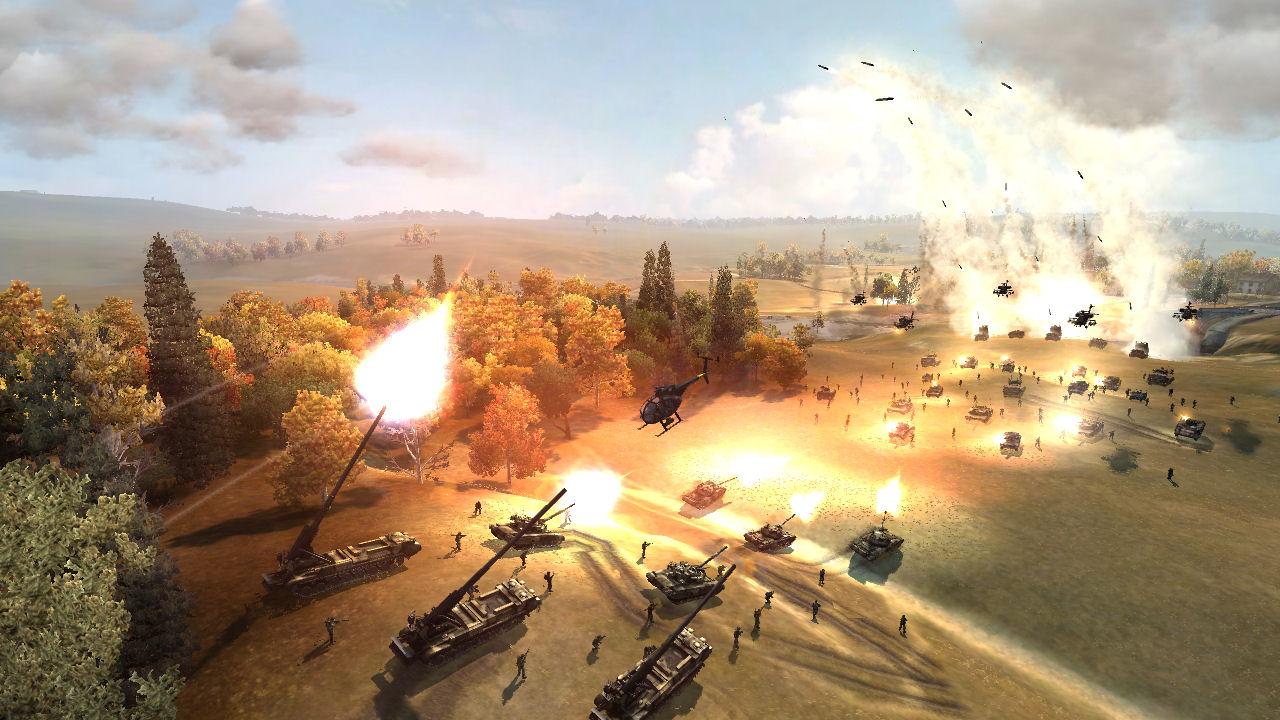[02/12/2011] World in Conflict: Im modernen Strategiespiel World in Conflict gilt es, die Aufgaben im Team aufzuteilen. So übernimmt ein Spieler Kontrolle über Infanterie, während ein anderer die Luftwaffe befehligt.